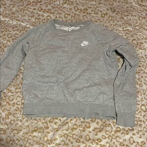 Nike Heather Gray Crewneck Sweatshirt